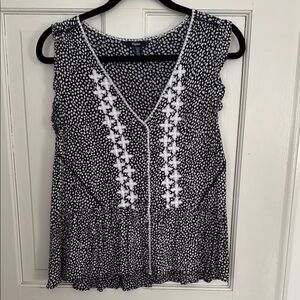 Hatley Navy and White Women's Top